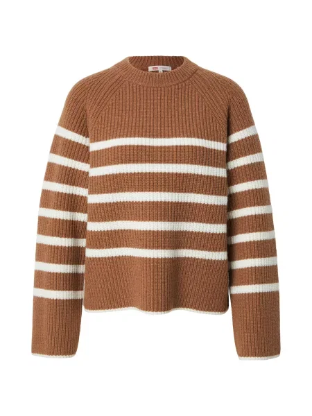 LEVI'S ® Pulover maro caramel alb