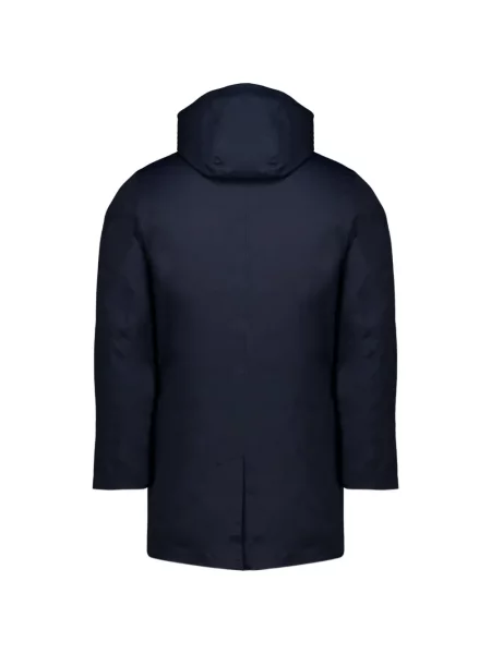 Geacă parka K-way din țesătură twill albastru