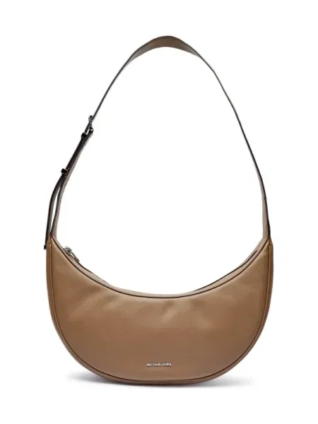 Geanta hobo Michael Kors din piele bej