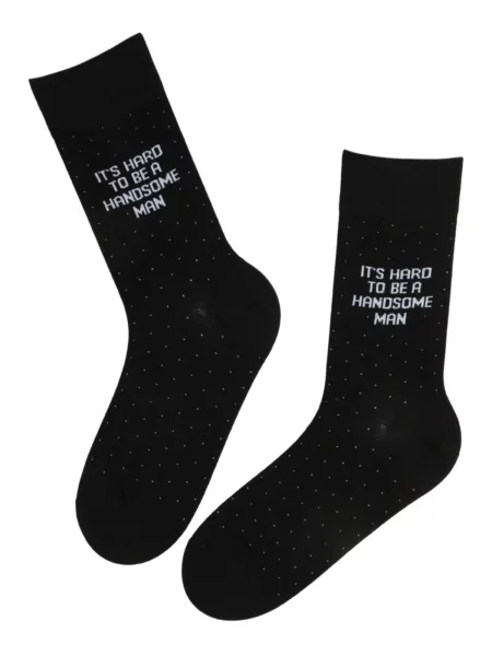 Sokisahtel Κάλτσες TAAVI cotton socks for a handsome man' μαύρο