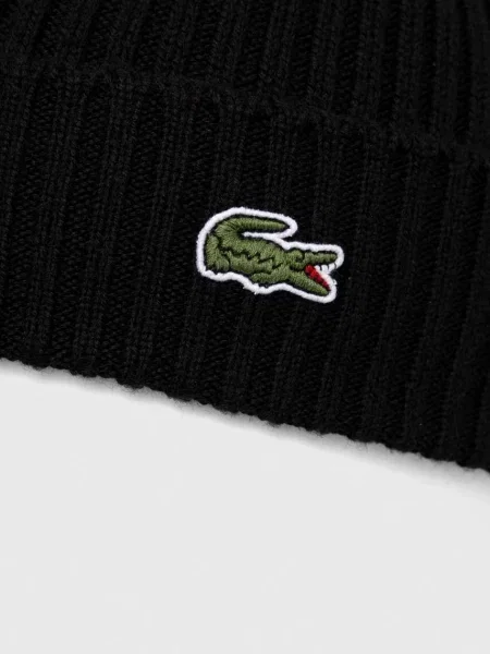 Czapka Lacoste chunky czarna