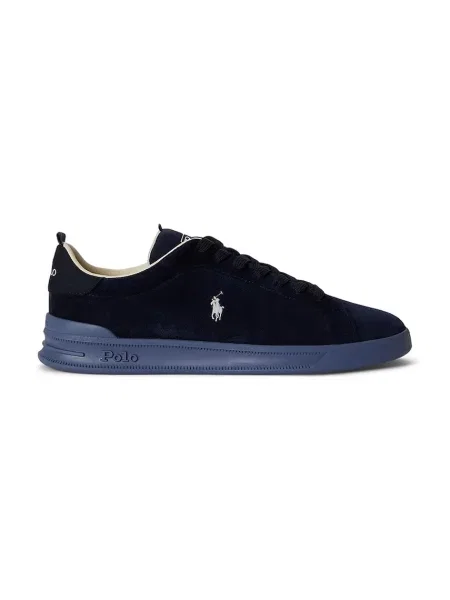 Polo Ralph Lauren Hrt Crt Rib sneakers pentru bărbați din piele gri