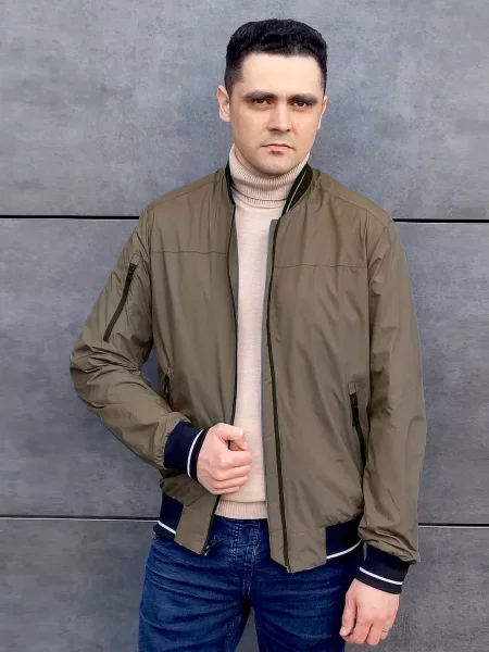 Бомбер Sun`s House коричневый