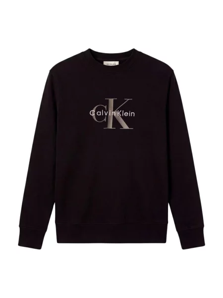Calvin Klein Svetr CALVIN KLEIN CL LS MNLG CN SWTSH Maglieria' černá