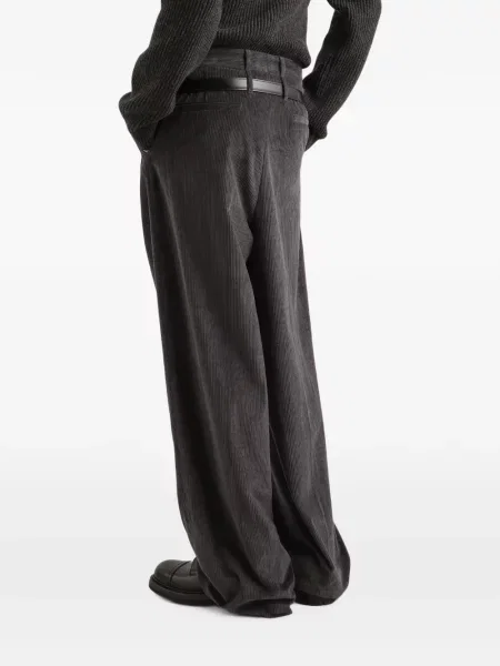 Pantaloni Dolce & Gabbana de catifea gri