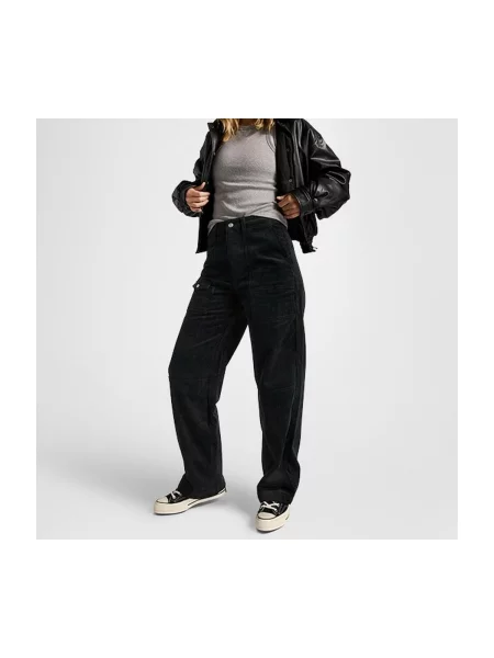Pantaloni Converse de catifea cord negru