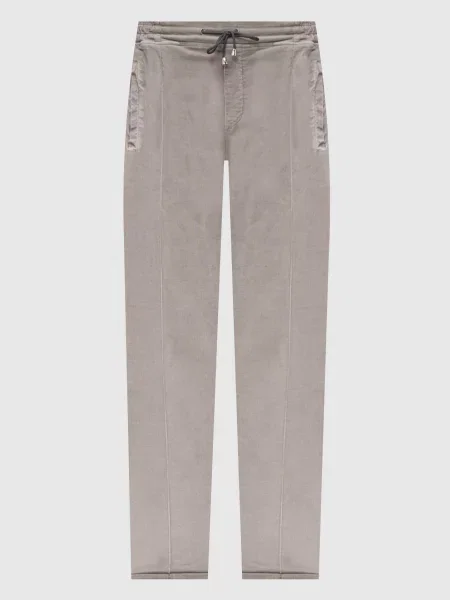 Вельветові штани Doriani Cashmere сірі