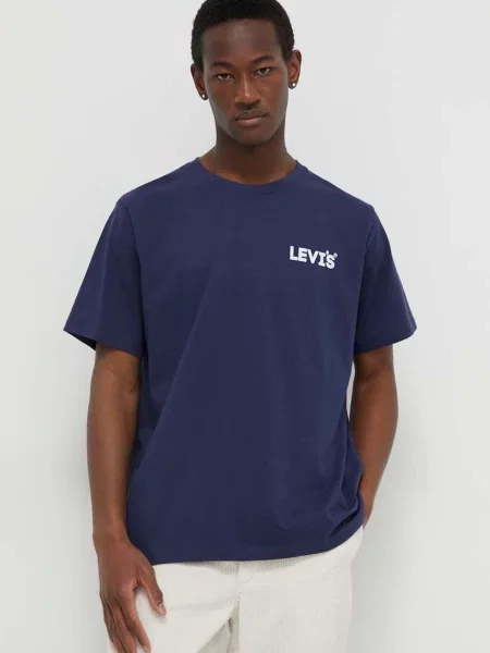 Levi's basic t-shirt ανδρικό RELAXED FIT TEE μπλε