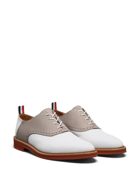 Oxford Thom Browne din țesătură twill alb
