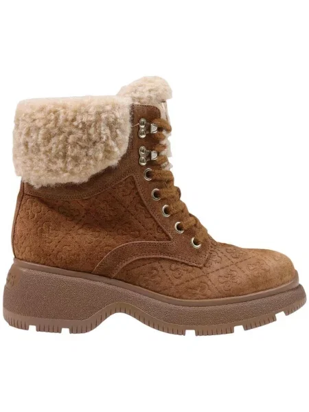 Pantofi Guess din piele maro