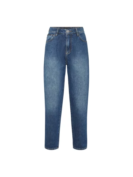 Mom jeans Philipp Plein niebieskie
