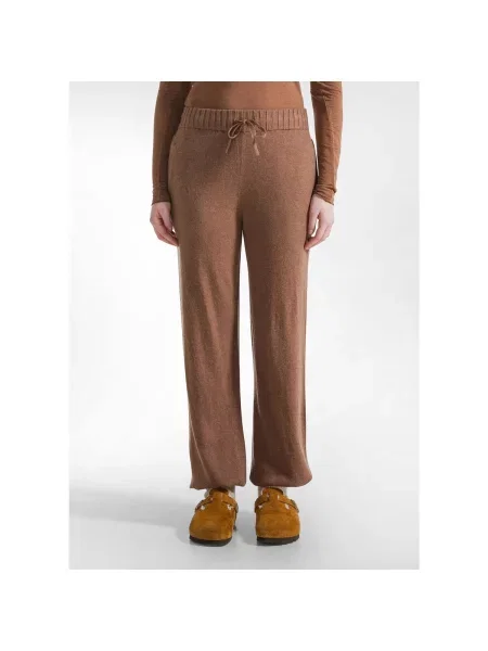 Pantaloni de jogging Deha tricotate maro