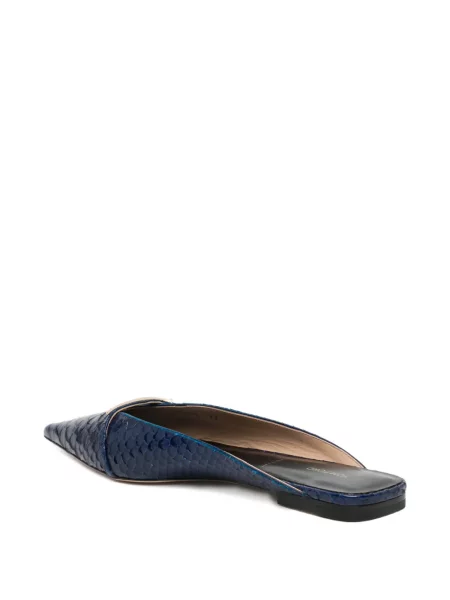 Papuci tip mules Tom Ford albastru