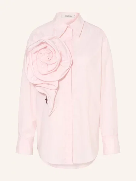 Dorothee Schumacher Košile Striped Power světle růžová bílá