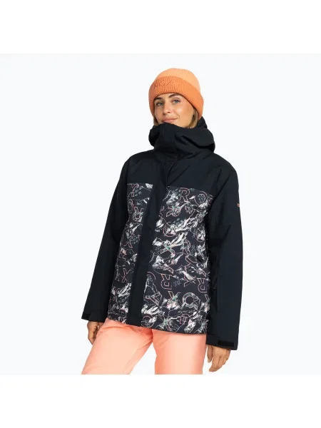 Geacă de snowboard pentru femei ROXY Galaxy true black roxy roxy summit negru