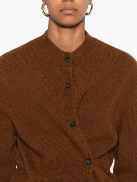 Cardigan Phisique Du Role de lână maro