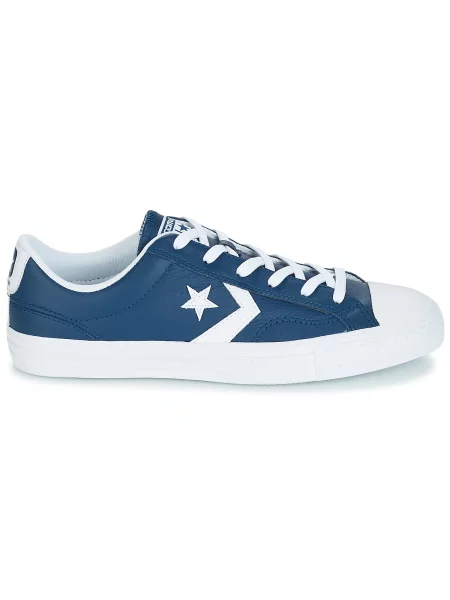 Bőr félcipo Converse kék