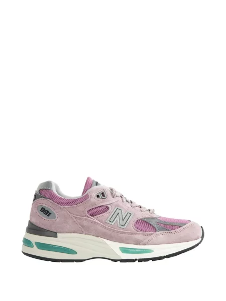 Sneakerși New Balance cu șireturi din dantelă albastru