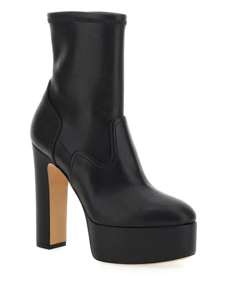 Botine Casadei cu platformă negru