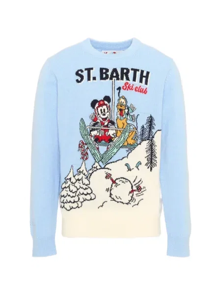 Sweter dziecięcy Mc2 Saint Barth niebieski