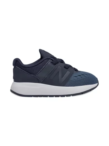 Top New Balance cu autograf alergare albastru