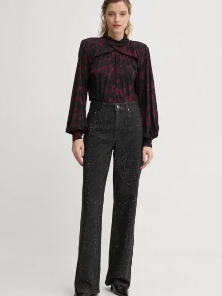 Блузка Gestuz візерунок червоний