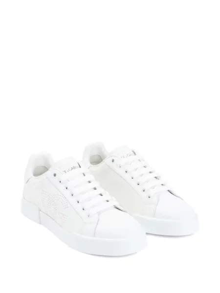 Sneakerși Dolce & Gabbana din piele alb