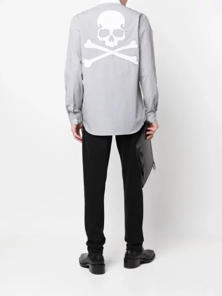 Ilgas marškiniai Philipp Plein juoda