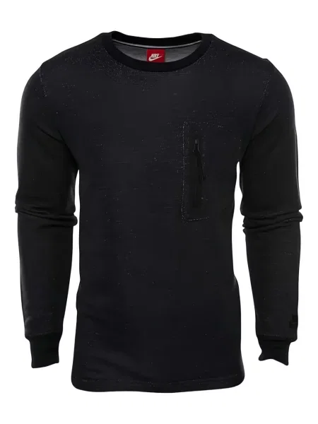 Hanorac Nike cu decolteu rotund alergare negru