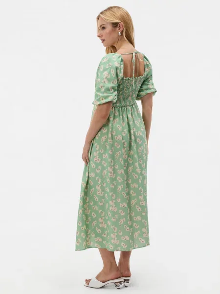 Rochie maxi Orsay cu decolteu pătrat cu imprimeu abstract