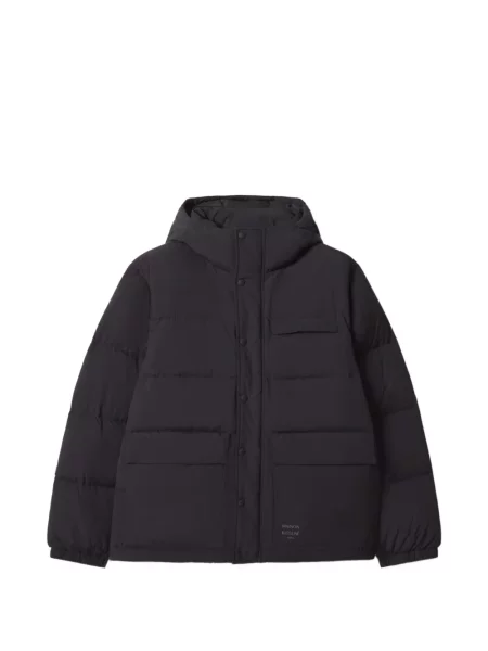 Geacă Maison Kitsune cu glugă negru