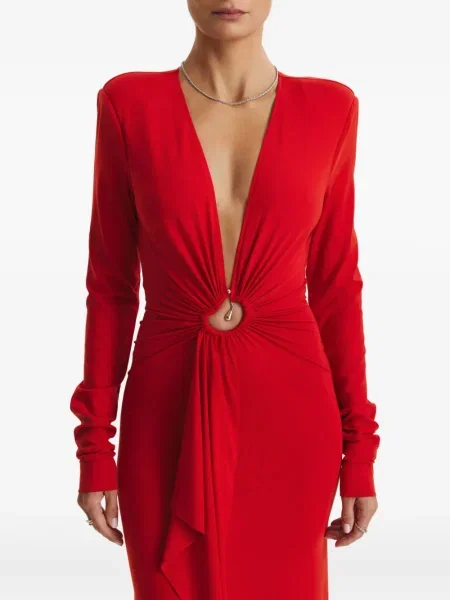 Rochie maxi Cuanna de costum roșu
