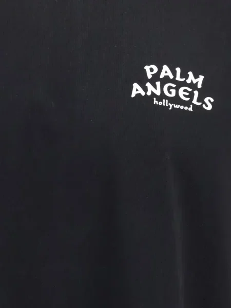 Tricou Palm Angels cu imagine negru