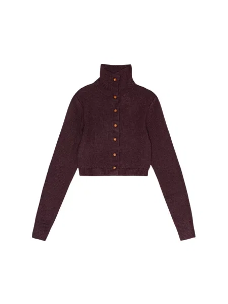 Kardigan Remain Birger Christensen elegancki fioletowy