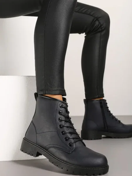 Botine Baines albastre