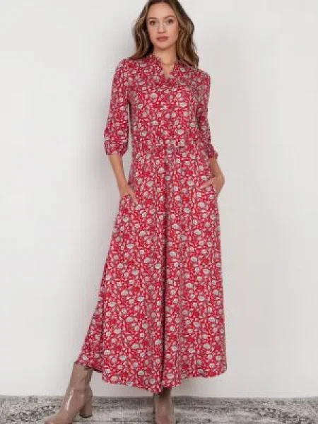 Sukienka maxi Lanti czerwona