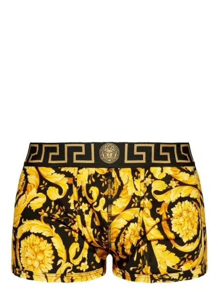 Boxeri Versace cu imagine galben