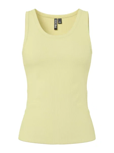 PIECES Top PCMay deschis galben