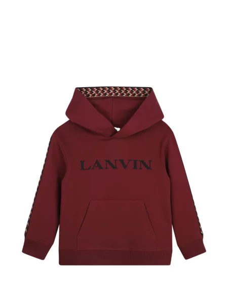 Dětska mikina s kapucí Lanvin Enfant červená