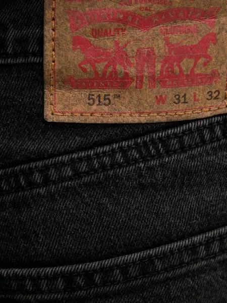 Levi's jeansy czarny