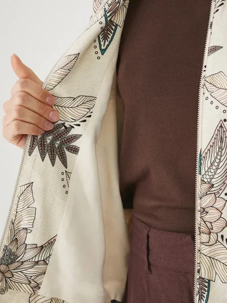 Лляна куртка-бомбер Medicine демісезонна