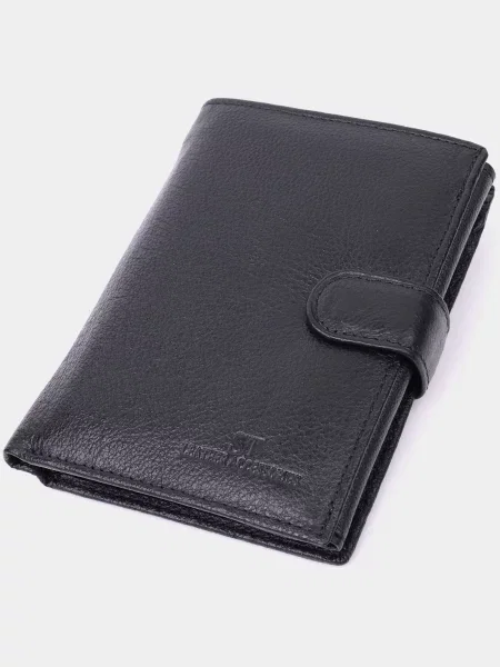 ST Leather Accessories Гаманець Шкіра чорний