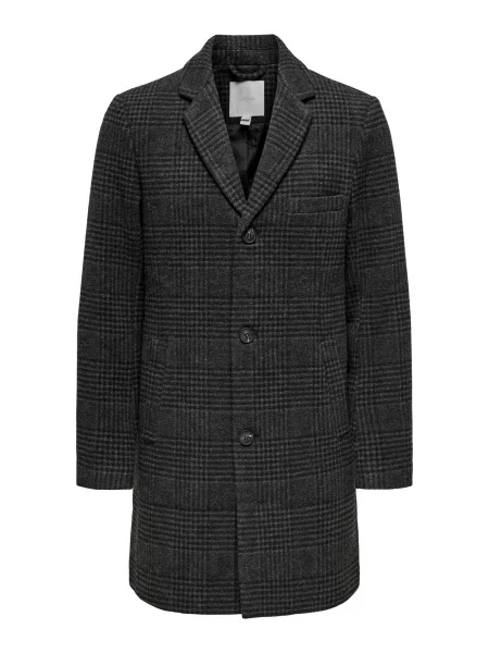 Only & Sons Átmeneti kabátok ONSJAYLON / világosszürke szürke