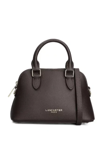 Geantă shopper Lancaster din piele maro