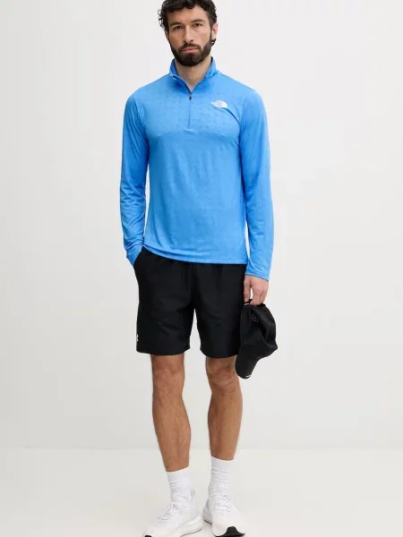The North Face trening pulover PENTADOME EMBOSSED modra