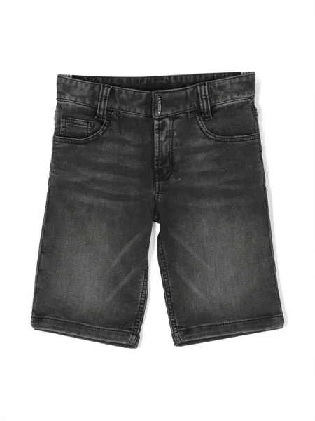 Szorty jeansowe dziecięce Givenchy czarne