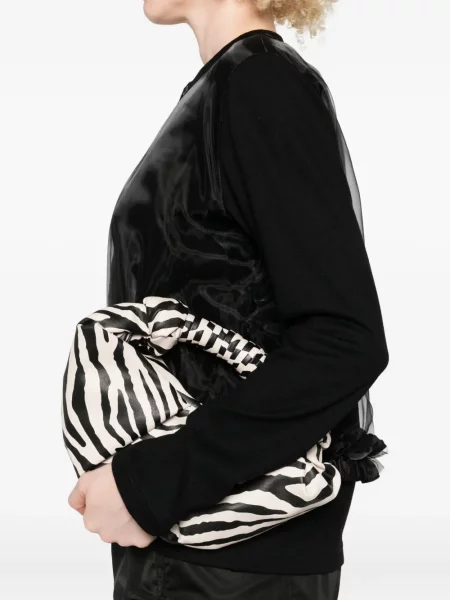 Cardigan Noir Kei Ninomiya de lână negru