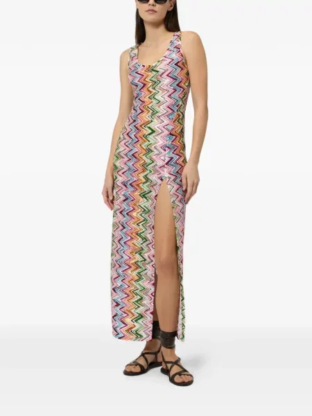 Rochie maxi Missoni roz