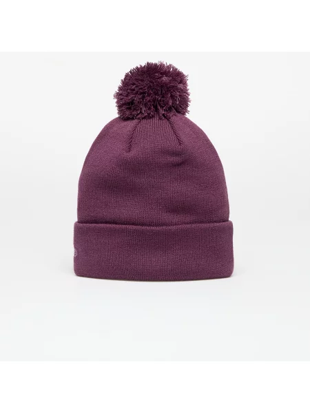 Kšiltovka New Era Metallic Bobble Knit Beanie New York Yankees dark purple fialová