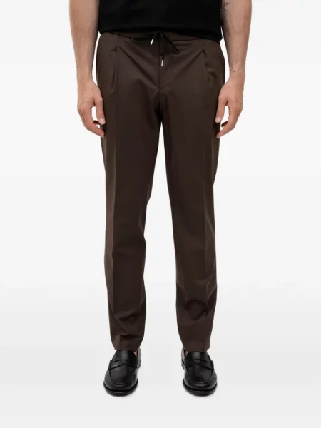 Pantaloni Hugo de lână maro